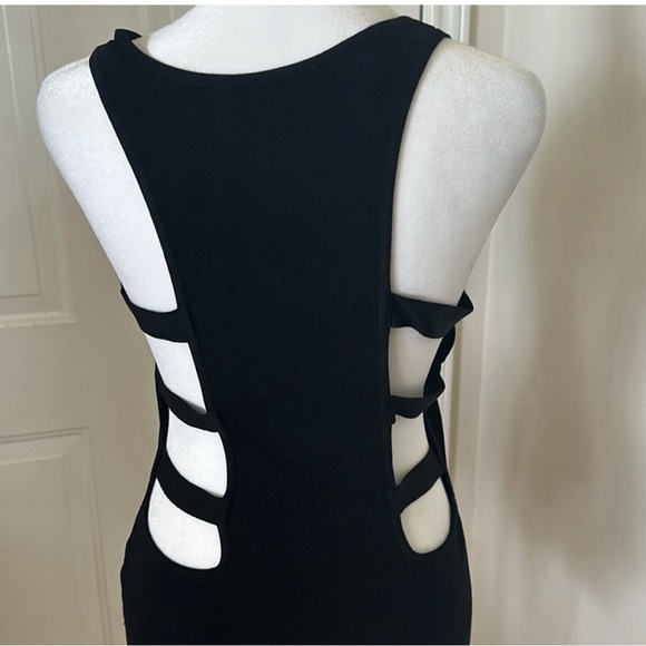 Bebe Black knit tank top - Picture 3 of 3